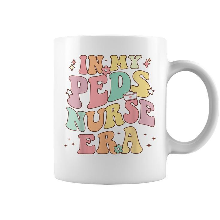 In My Peds Nurse Era Retro Nurse Appreciation Pediatrician Coffee Mug