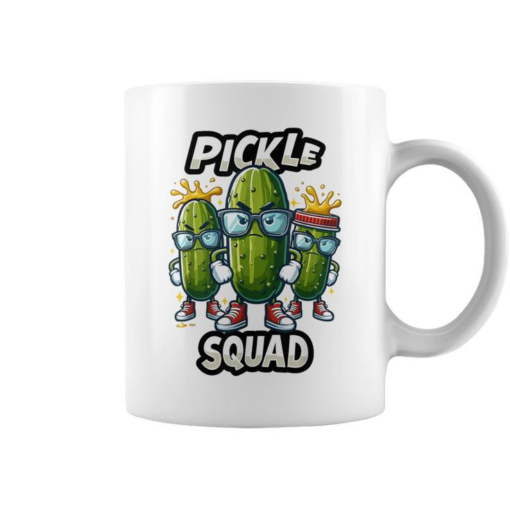 Pickle Squad Pickle Costume Vegan Cucumber Pickles Coffee Mug