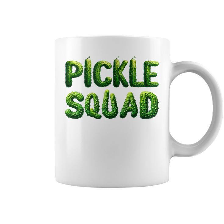Pickle Squad Cucumber Vegan Squad Green Grocer Coffee Mug