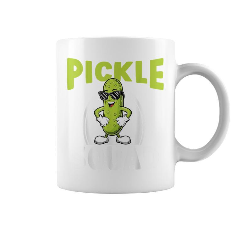 Pickle Squad Vegan Cucumber Pickle Lover Coffee Mug