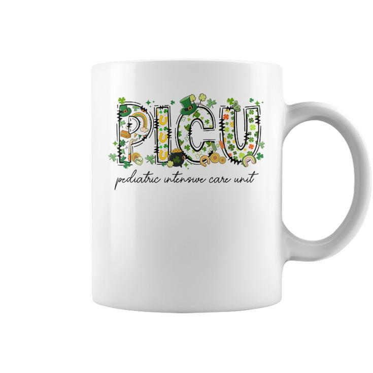 Picu Nurse St Patrick's Day Pediatric Intensive Care Unit Coffee Mug