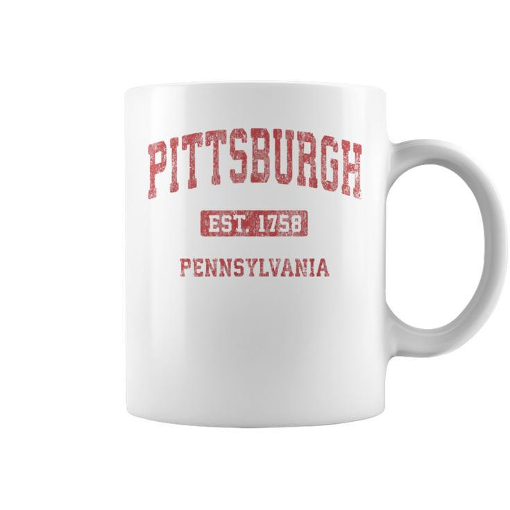 Pittsburgh Pennsylvania Pa Vintage Athletic Sports Coffee Mug