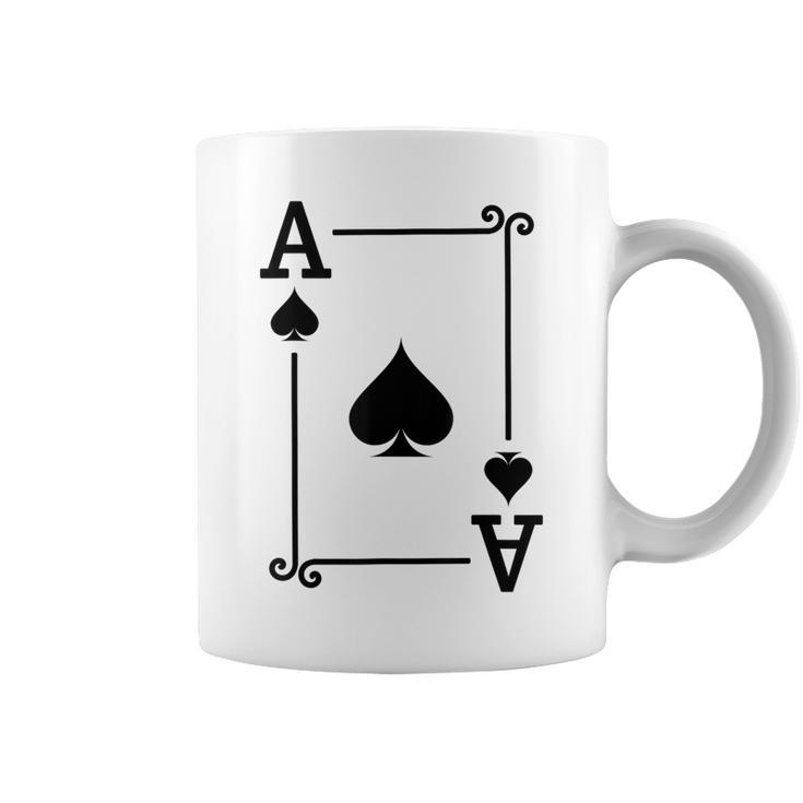 Playing Cards Costume Ace Spades Card Ace Card Coffee Mug