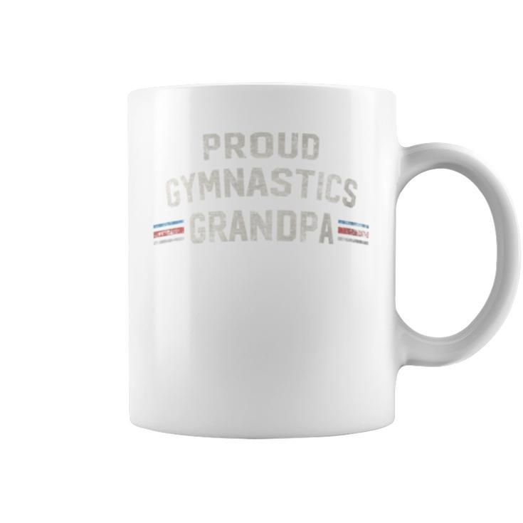 Proud Gymnastics Grandpa Gymnast Father's Day Coffee Mug