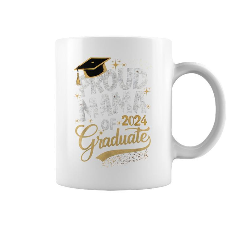 Proud Mama Of A 2024 Graduate Class For Family Graduation Coffee Mug