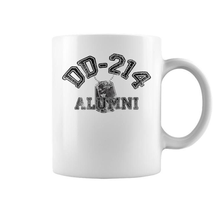 Proud Veteran Dd214 Alumni Dog Tag For Vets Coffee Mug