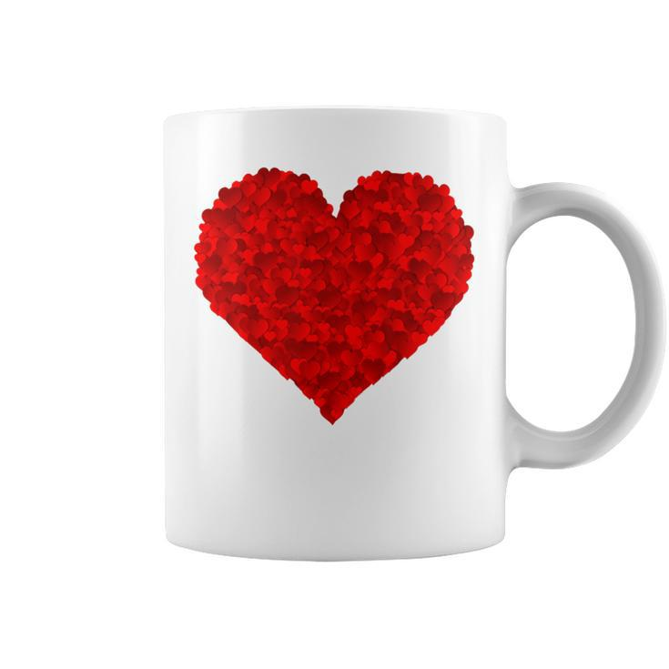 Red Heart Love Valentines For Girlfriend Him Her Girls Coffee Mug