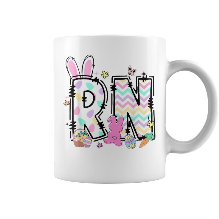 Registered Nurse Easter Spring Bunny Rn Hospital Staff Coffee Mug