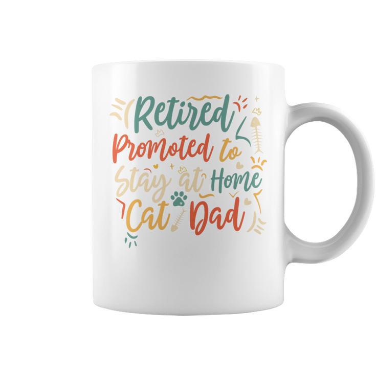 Retirement For Dad 2024 Retired Pet Cats Lover Coffee Mug