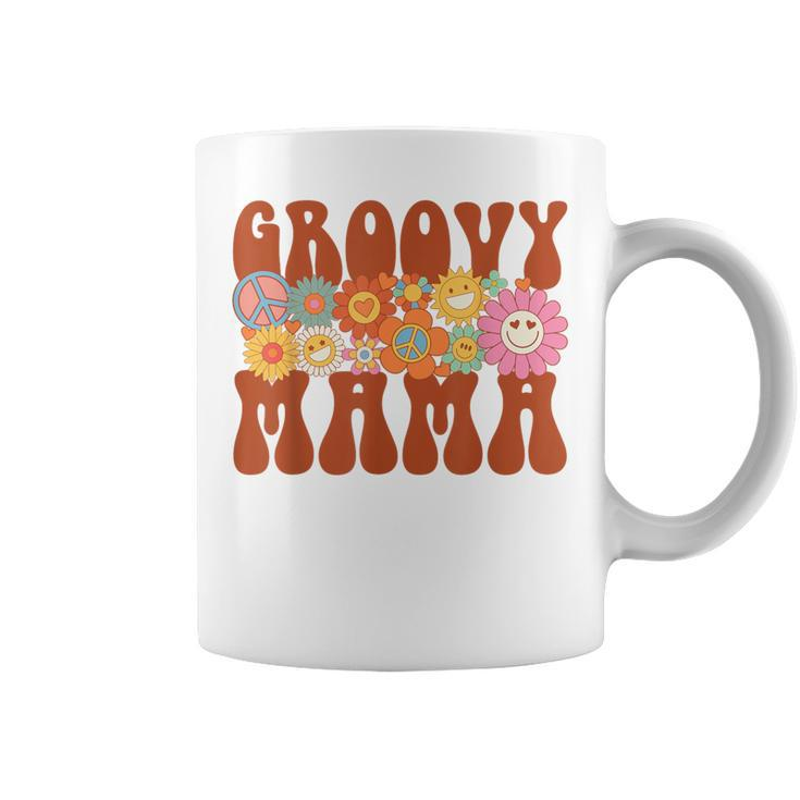 Retro Groovy Mama Matching Family Party Mother's Day Coffee Mug