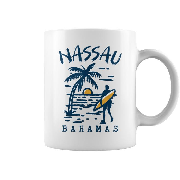Retro Nassau Bahamas Trip Bahamas Vacation Beach Sunset Coffee Mug