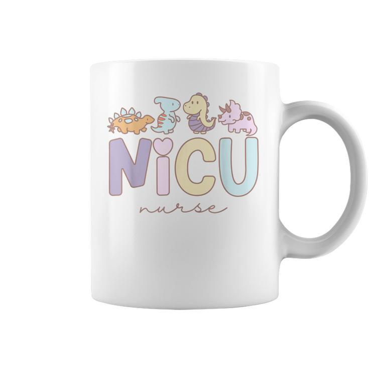 Retro Nicu Nurse Dinosaur Neonatal Intensive Care Unit Coffee Mug