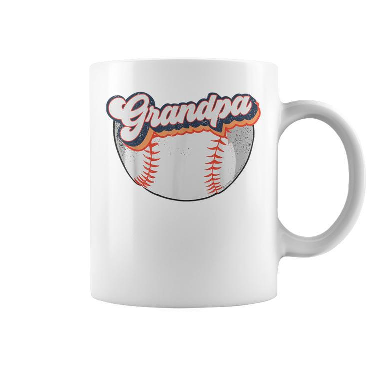 Retro Style Grandpa Baseball Softball Father's Day Grandpa Coffee Mug