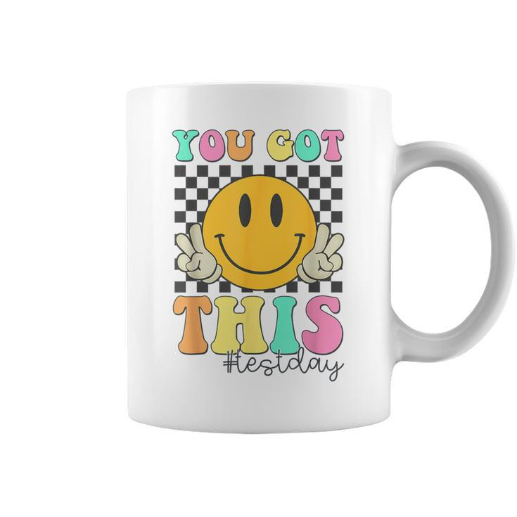 Retro You Got This Test Day Testing Teacher Motivational Coffee Mug