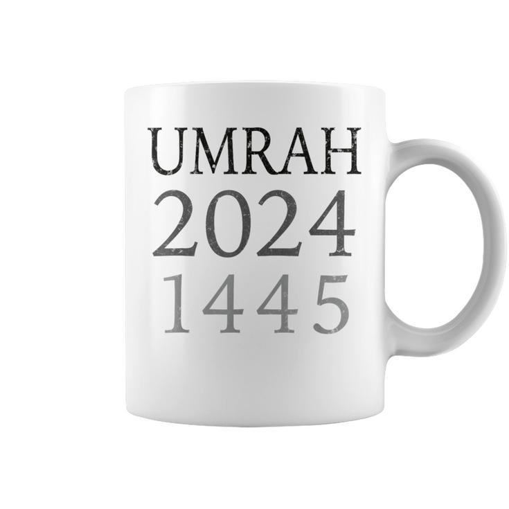 Retro Umrah 2024 Crew Uniform 1445 Umra Group Pilgrim Squad Coffee Mug