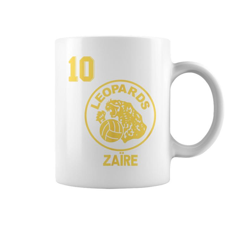 Retro Zaire Soccer Jersey 1974 Football Africa 10 Coffee Mug