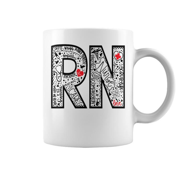 Rn Registered Nurses Paint Nurses Week Nurse Life Nurse Week Coffee Mug