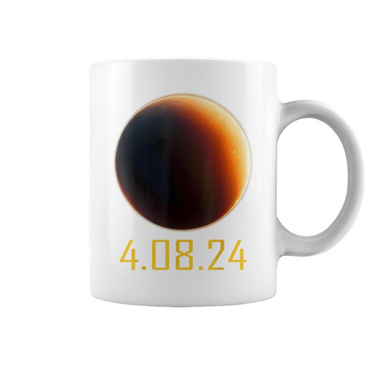 Road Atlas For The Total Solar Eclipse Of 2024 April 8 Path Coffee Mug