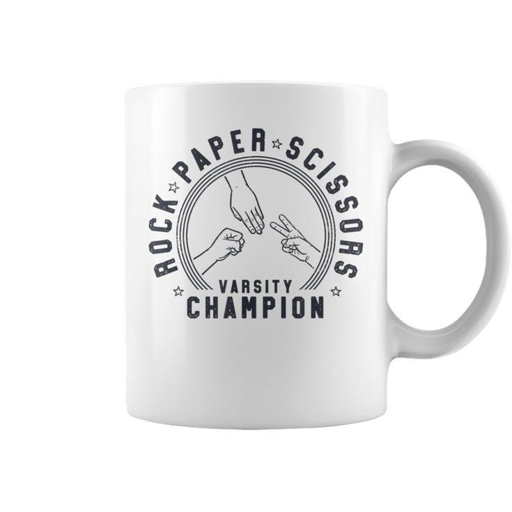 Rock Paper Scissors Champion Coffee Mug