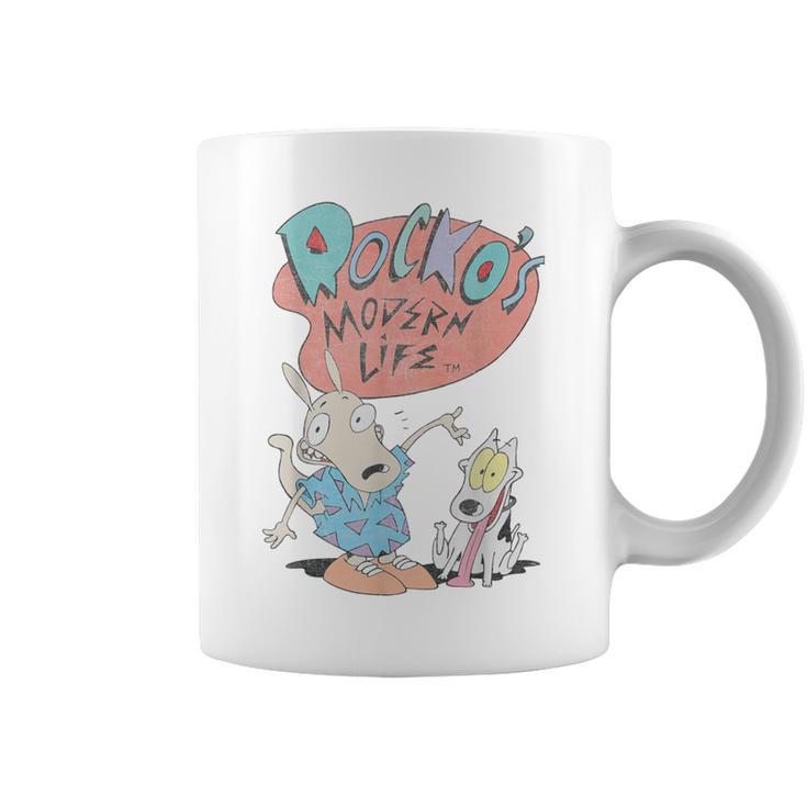 Rockos Modern Life Rocko And Spunky Coffee Mug