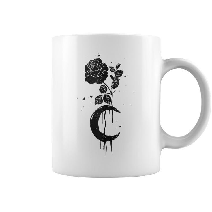 Rose Black Flower Roses Coffee Mug