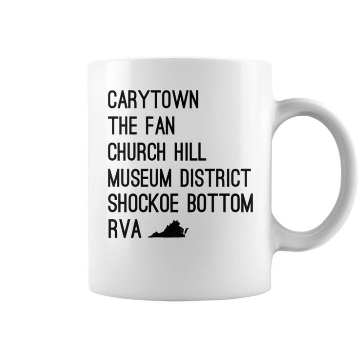 Rva Richmond Virginia Carytown Shockoe Bottom Downtown Coffee Mug