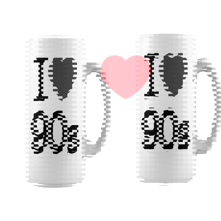 S De Regreso A Los 90 Diseño Gráficointage Retro I Love 90'S Taza de café