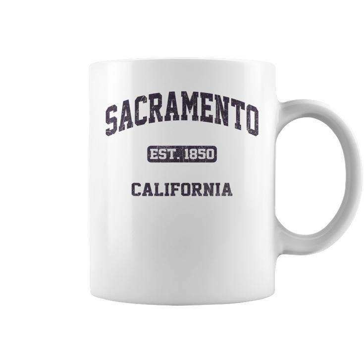 Sacramento California Ca Vintage State Athletic Style Coffee Mug