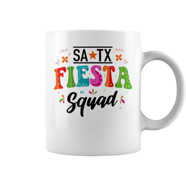 San Antonio Fiesta Cinco De Mayo Fiesta Squad Texas Matching Coffee Mug