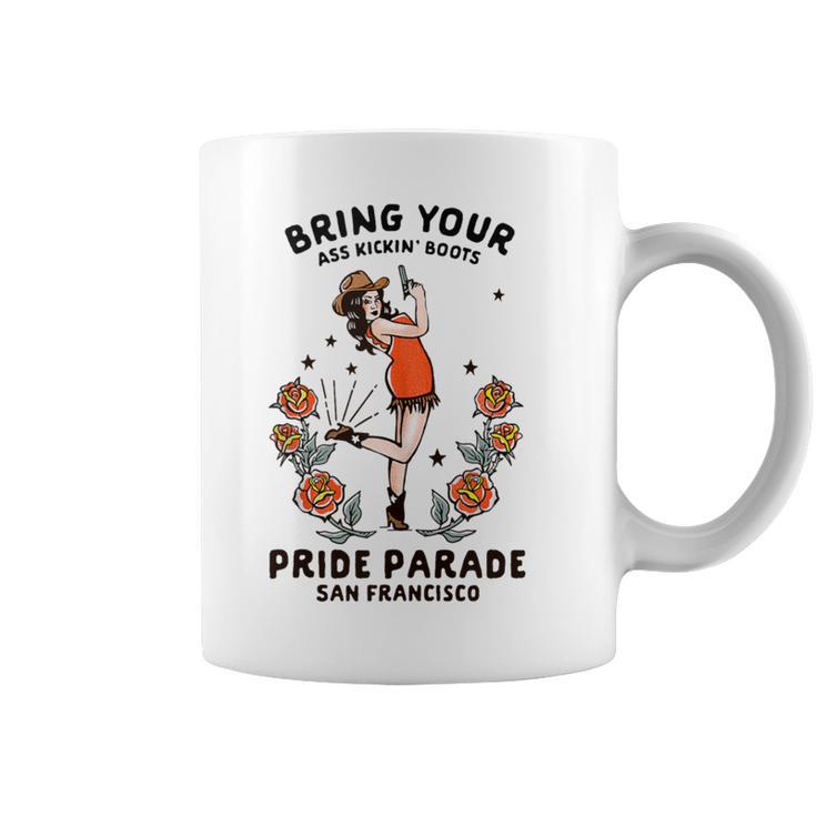 San Francisco Gay Pride Parade Lgbtq Cowgirl Cute Cool Coffee Mug