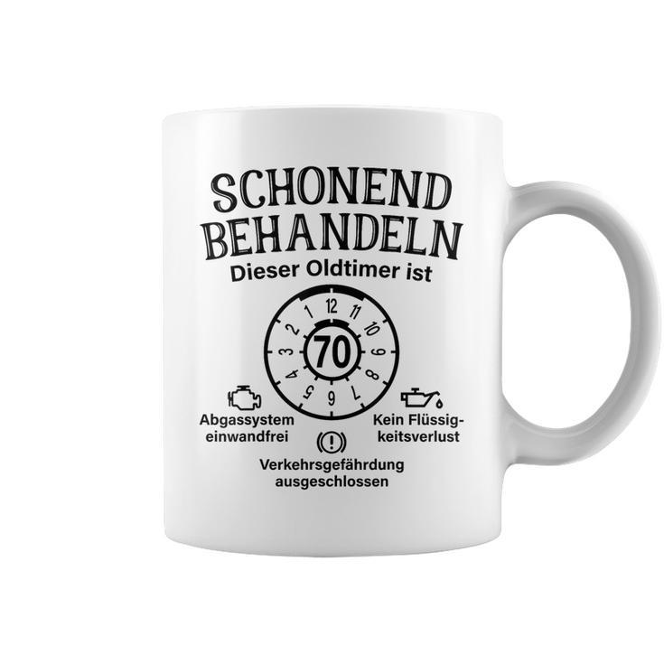 Schonend Behandeln Oldtimer Ist 70 Plaque 70Th Birthday S Tassen