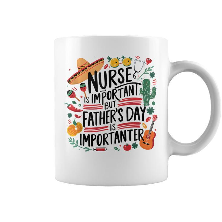 School Is Important But Father's Day Is Importanter Coffee Mug