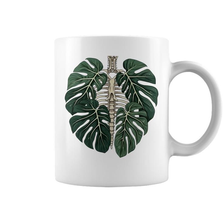 Skeleton Plant Body Nature Botanical Gardening Plant Lovers Coffee Mug