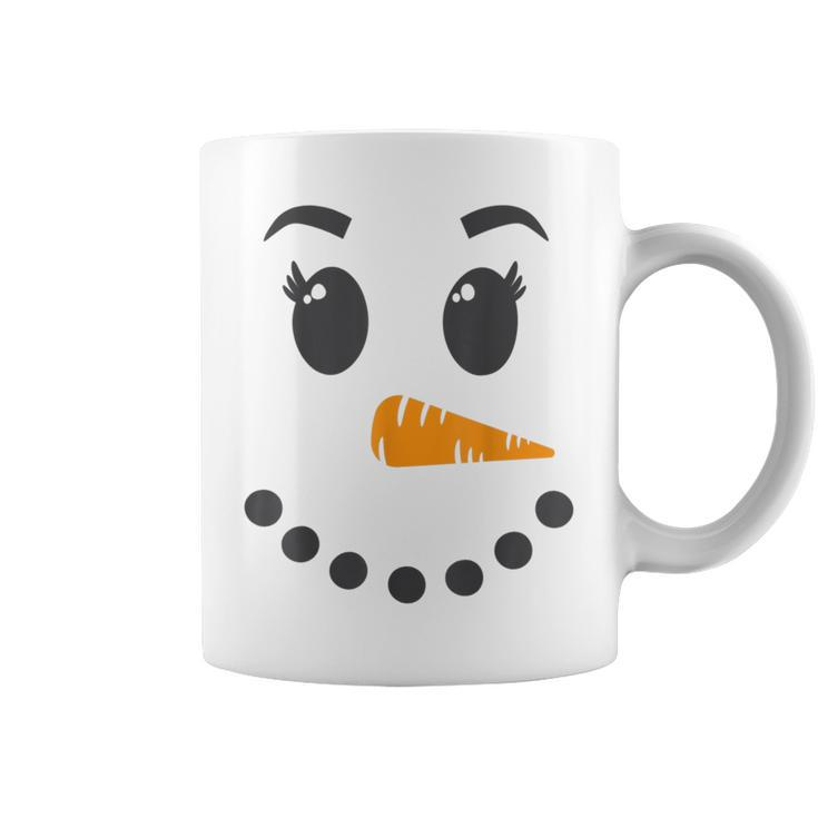 Snowoman Mrs Snowman Winter Holiday Matching Couples Family Coffee Mug