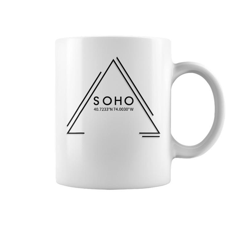 Soho Coordinates New York City Geometric Minimalist Coffee Mug