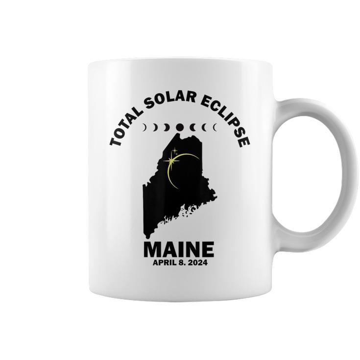 Solar Eclipse 2024 Maine Solar Eclipse Coffee Mug
