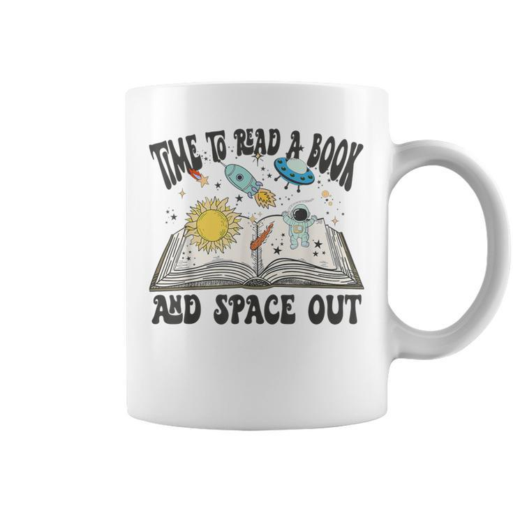 Space Book Teacher Time To Read A Book And Space Out Coffee Mug
