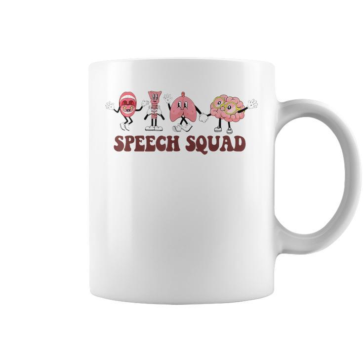 Speech Squad Speech Language Pathologist Speech Therapy Slp Coffee Mug