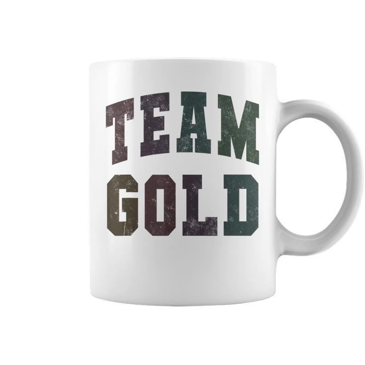 Sports Team Gold Field Day Go Spirit Summer Camp Game 2024 Coffee Mug