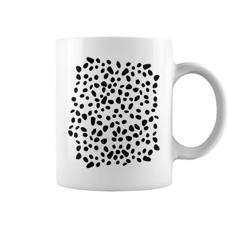 Spotted White With Black Polka Dots Dalmatian Coffee Mug