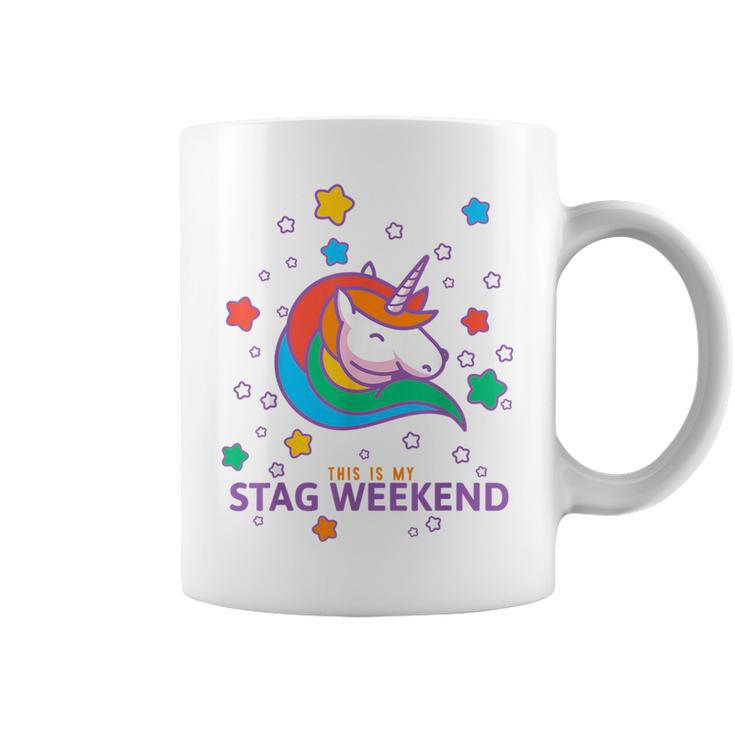Stag Weekend Unicorn Matching Set 1 Of 2 Groom Coffee Mug