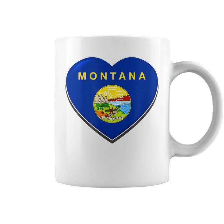 State Of Montana Heart T Home Pride Love Hometown Coffee Mug