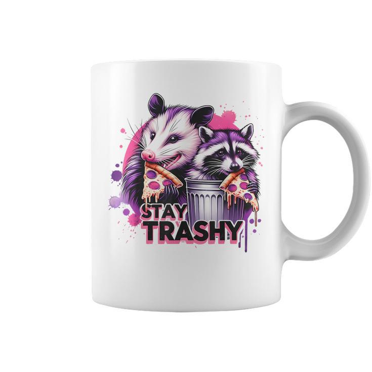 Stay Trashy Raccoon Animal For Women Coffee Mug