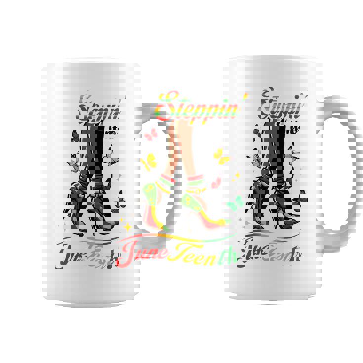 Stepping Into Junenth Like My Ancestors High Heel Women Coffee Mug