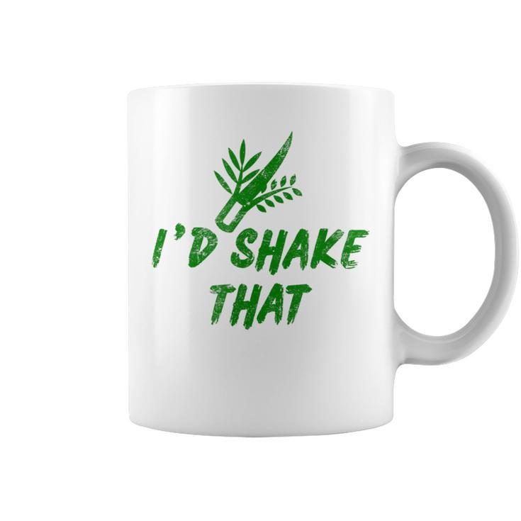 Sukkot I'd Shake That Four Species Lulav Etrog Jewish Coffee Mug
