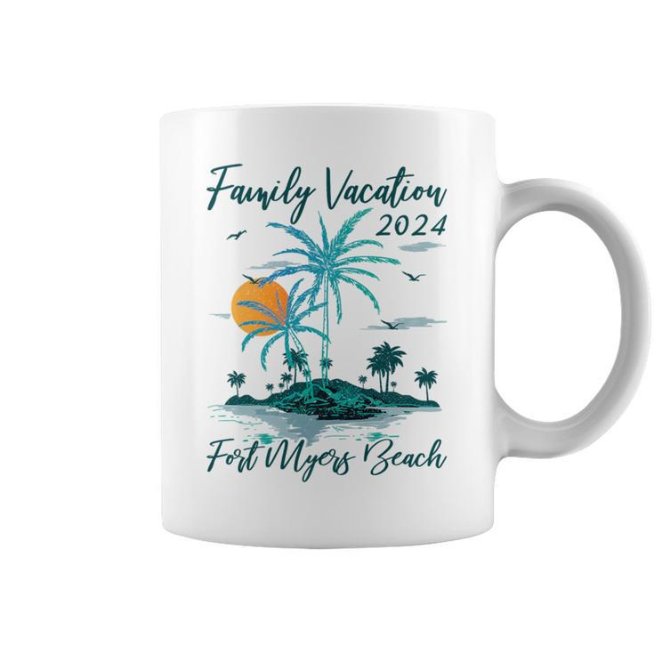Summer Family Vacation 2024 Florida Fort Myers Beach Coffee Mug
