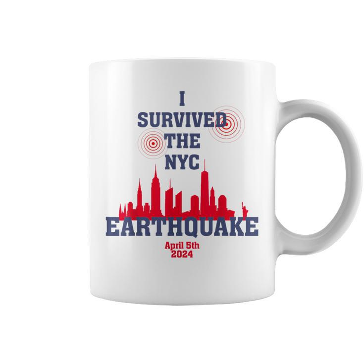I Survived The Nyc Earthquake April 5Th 2024 Coffee Mug