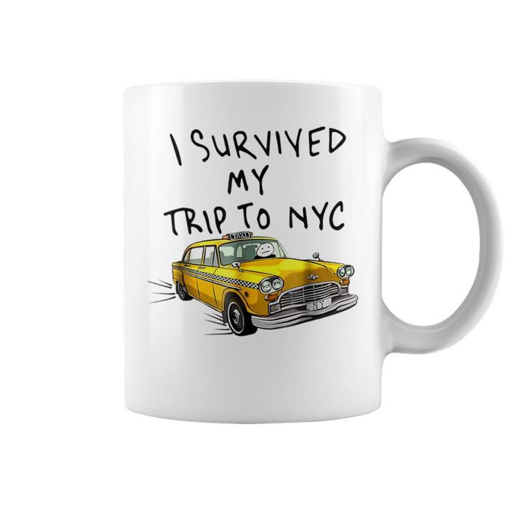I Survived My Trip To Nyc Men Women Coffee Mug
