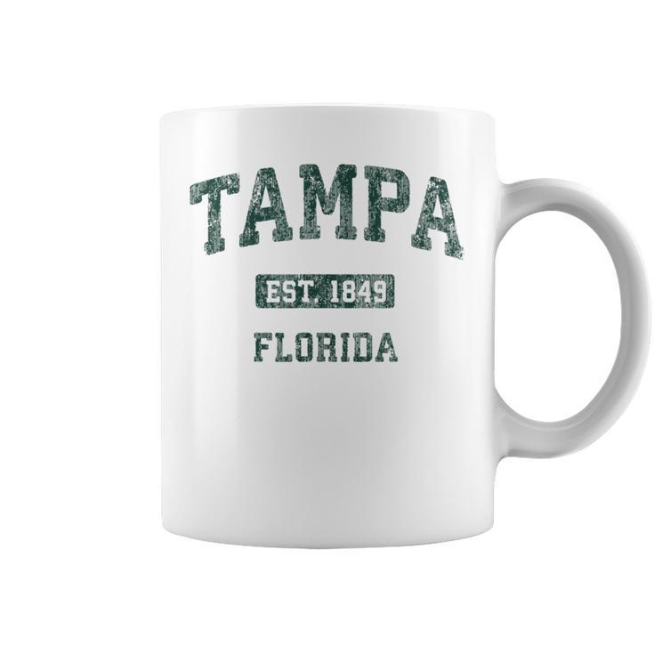 Tampa Florida Fl Vintage Athletic Sports Coffee Mug