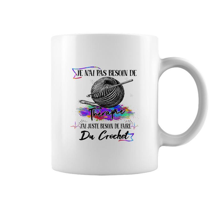 Tasse Tricot 'Komme Was Wolle Ich Stricke Weiter' – Cadeau Pour Tricoteuse, 330ml